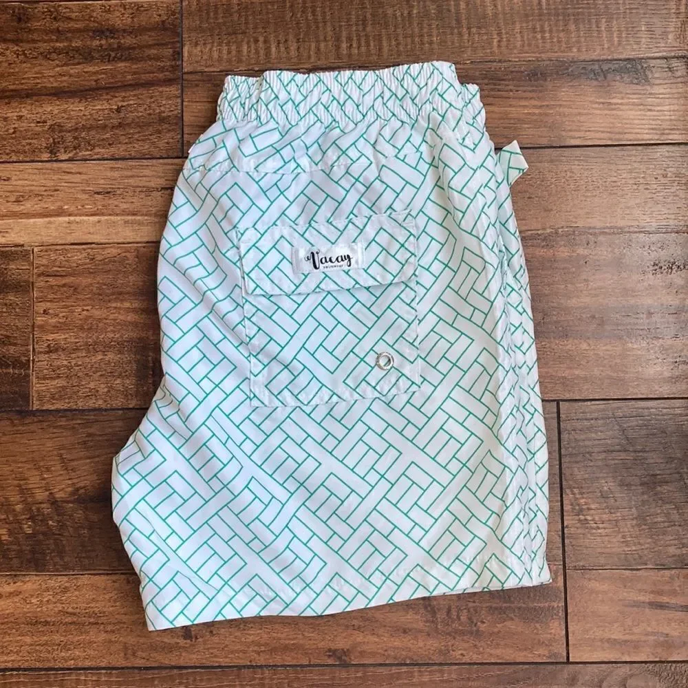 Vacay Swimwear Bonito Print Mens Large EUC